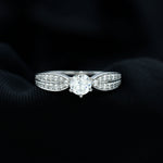 Certified Solitaire Lab Grown Diamond Promise Engagement Ring