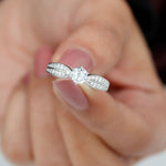 Certified Solitaire Lab Grown Diamond Promise Engagement Ring