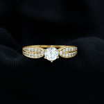 Certified Solitaire Lab Grown Diamond Promise Engagement Ring