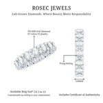 Full Eternity Lab Grown Diamond Wedding Ring For Her