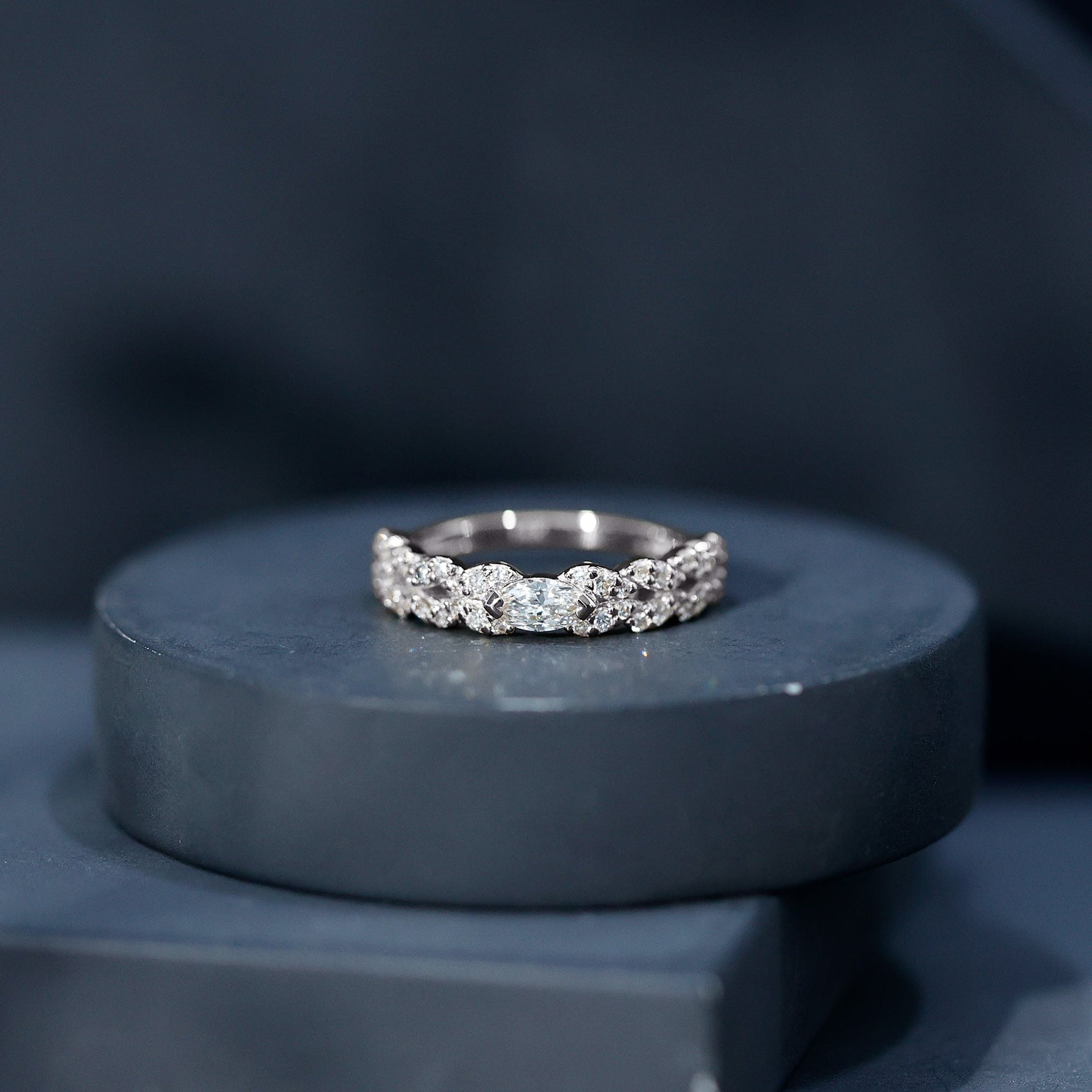 Lab Grown Diamond East West Eternity Ring for Her