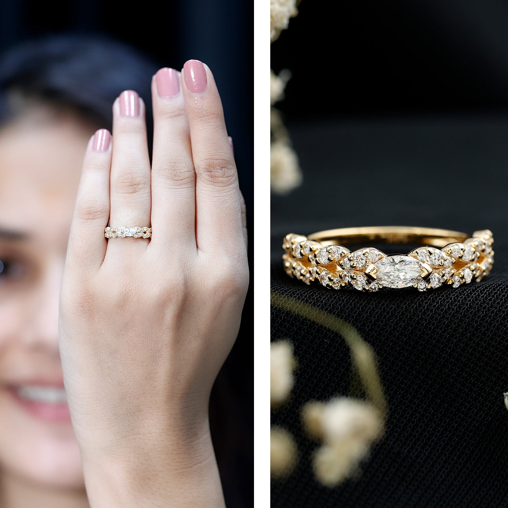 Lab Grown Diamond East West Eternity Ring for Her