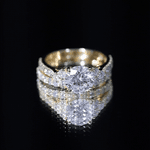 Certified Lab Grown Diamond Engagement Ring With Ring Guard for Her