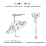 Celtic Design Inspired Lab Grown Diamond Engagement Ring