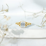 Celtic Design Inspired Lab Grown Diamond Engagement Ring