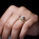 Lab Grown Diamond Designer Bridal Ring Set for Her