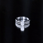 Lab Grown Diamond Simple Bridal Ring Sets