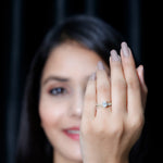 Lab Grown Diamond Simple Bridal Ring Sets