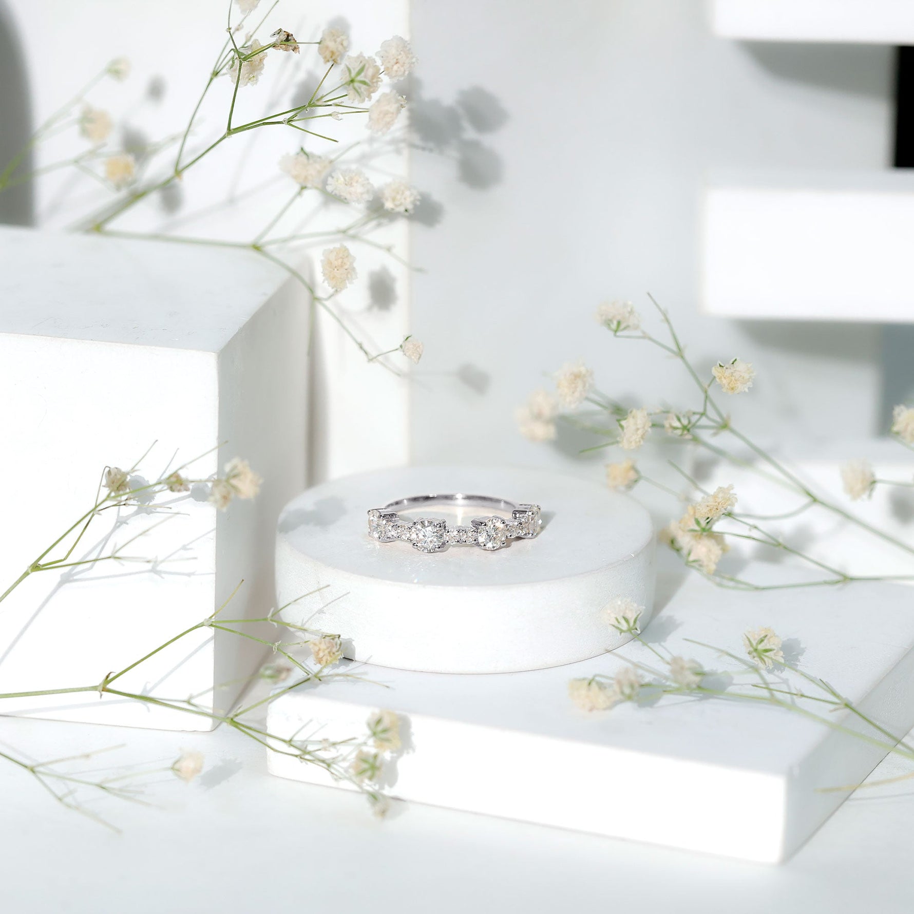 Lab Grown Diamond Stackable Eternity Ring For Women