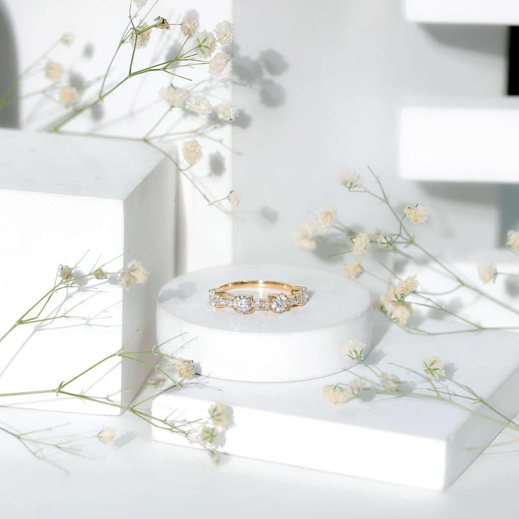 Lab Grown Diamond Stackable Eternity Ring For Women