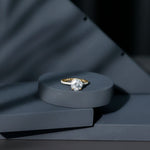 Brilliant Cut 8 MM Lab Grown Diamond Solitaire Engagement Ring