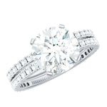 Lab Grown Diamond Wedding Ring Set with Certificate
