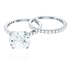 Lab Grown Diamond Wedding Ring Set with Certificate