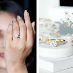 Certified Lab Grown Diamond 2 Carat Solitaire Engagement Ring