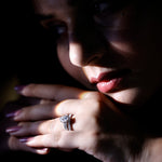 6X8 MM Oval Lab Created Diamond Solitaire Engagement Ring Set for Women