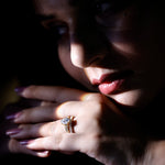 6X8 MM Oval Lab Created Diamond Solitaire Engagement Ring Set for Women