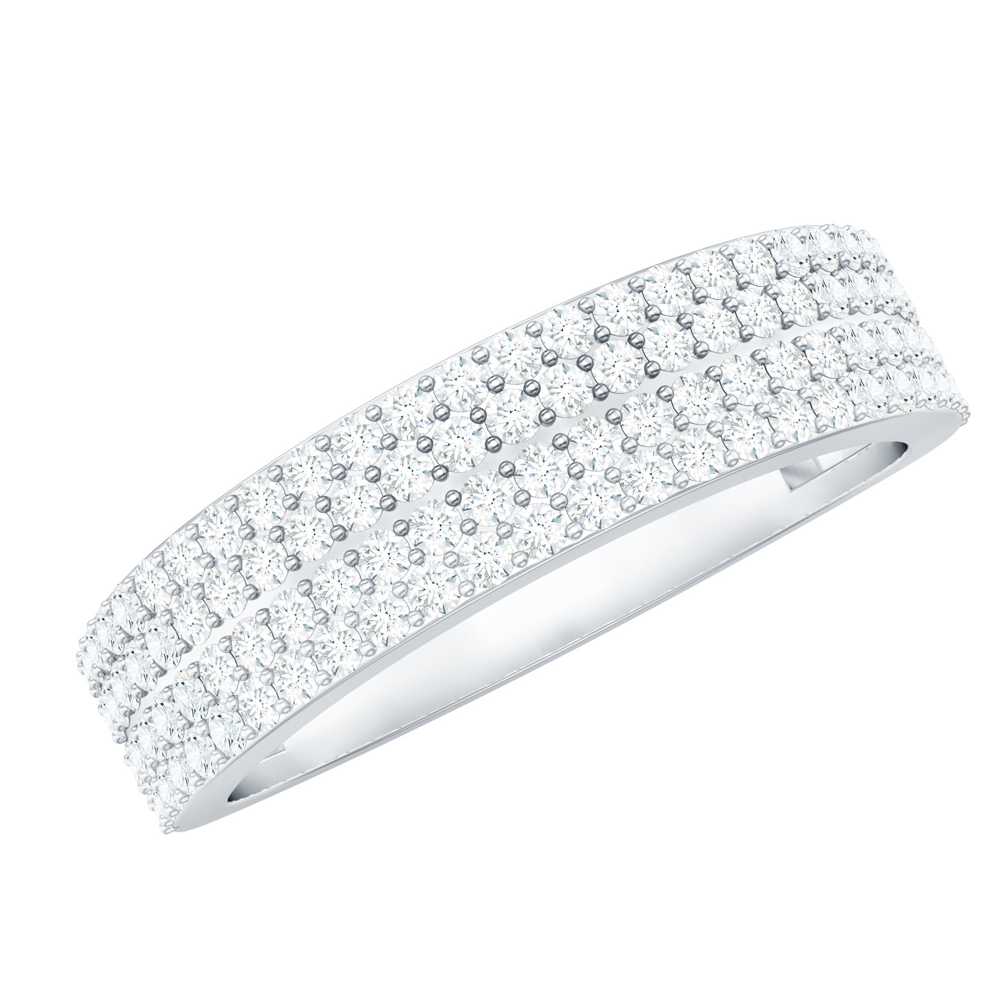 Brilliant Cut Lab Grown Diamond Classic Wedding Band Ring