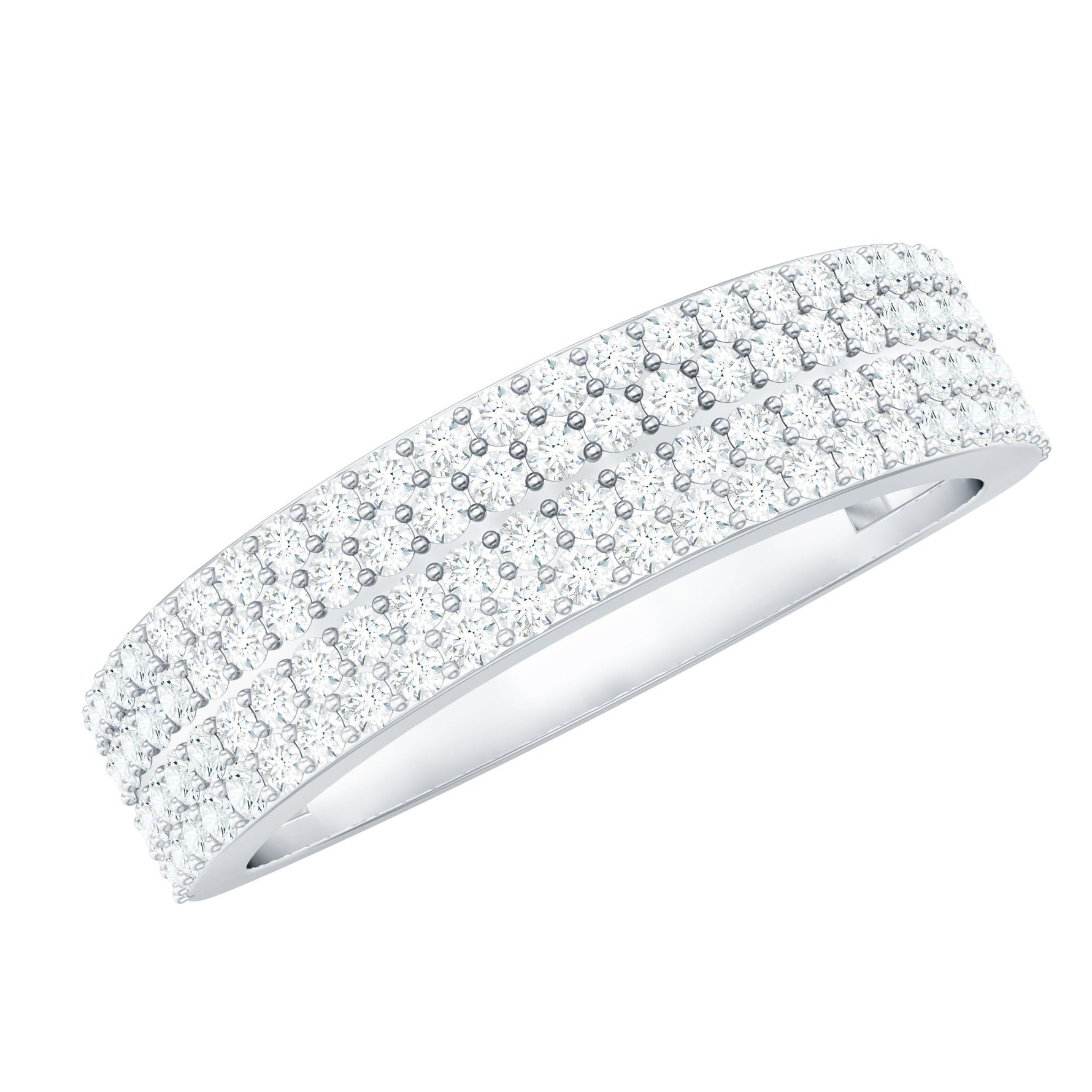 Brilliant Cut Lab Grown Diamond Classic Wedding Band Ring