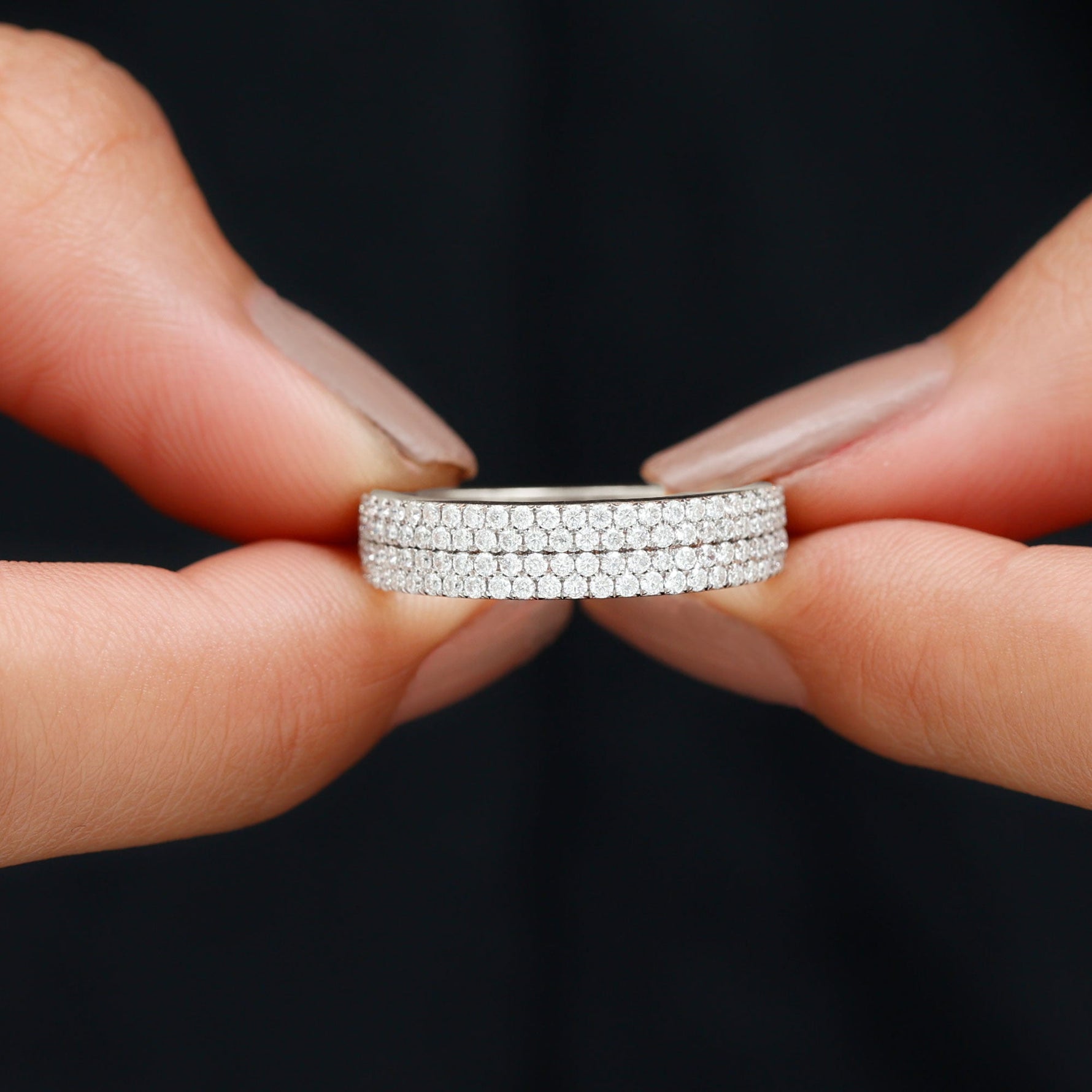 Brilliant Cut Lab Grown Diamond Classic Wedding Band Ring