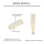 Brilliant Cut Lab Grown Diamond Classic Wedding Band Ring