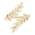 Certified Nature inspired Lab Grown Diamond Cocktail Ring for Women