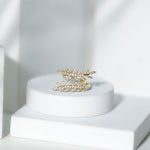 Certified Nature inspired Lab Grown Diamond Cocktail Ring for Women