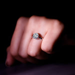 Brilliant Cut Bezel Set Lab Grown Diamond Simple Solitaire Ring