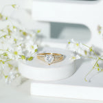 2 Carat Lab Created Diamond Heart Engagement Ring