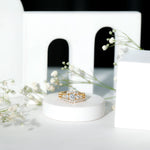 Lab Grown Diamond Trio Wedding Ring Set For Bride