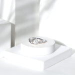 Certified 6 mm Lab Created Diamond Round Engagement Ring in Tension Setting