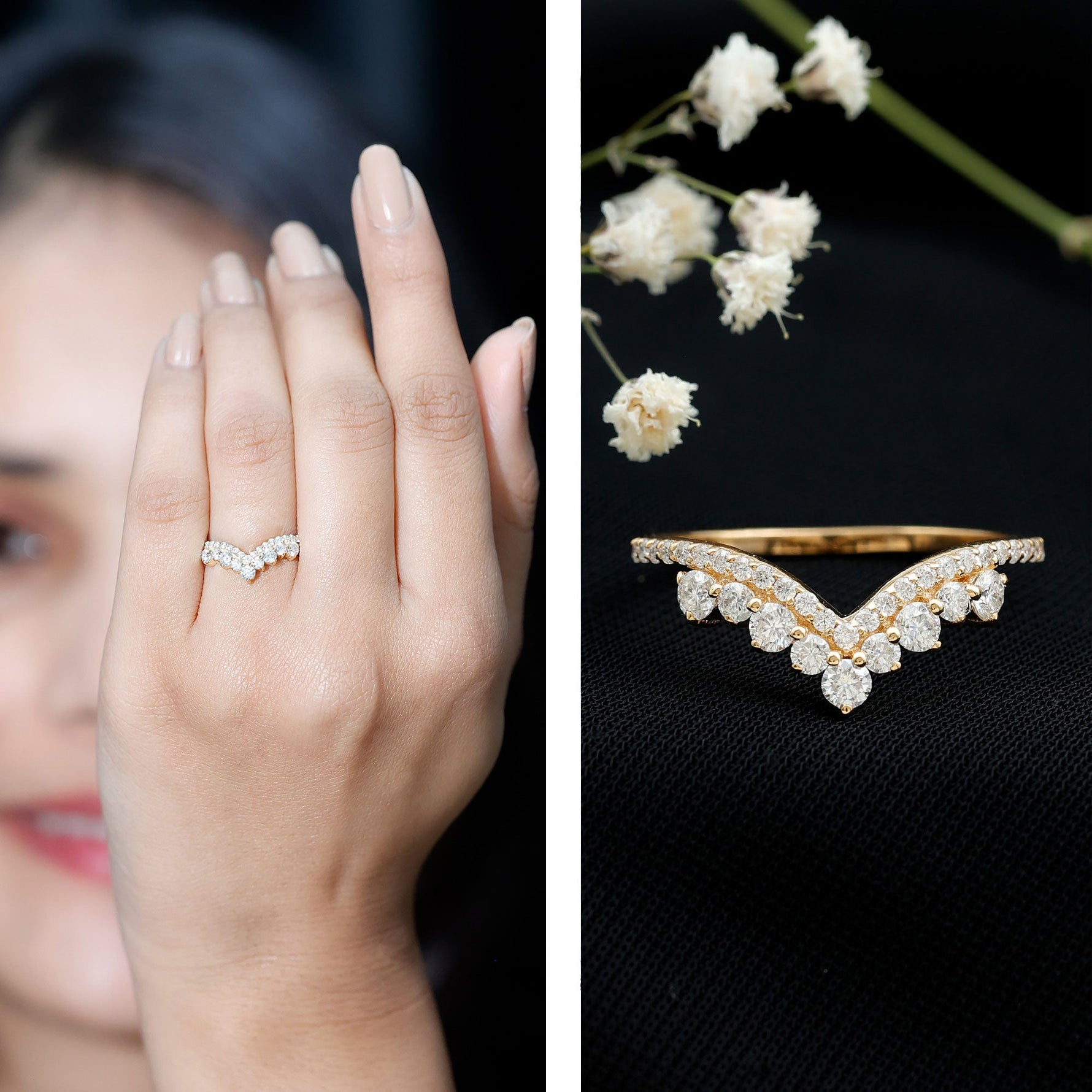 Classic Lab Grown Diamond Engagement Ring Enhancer