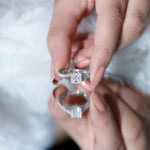 Princess Cut Engagement Ring for Women With Lab Created Diamond