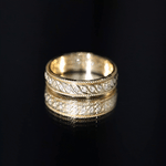 Lab Grown Diamond Designer Wedding Band Ring