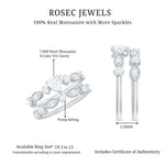 Heart Shape Moissanite Vintage Wedding Ring Set