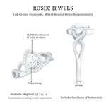 Pear Shape Lab Grown Diamond Teardrop Engagement Ring