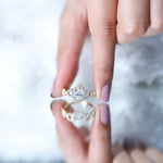 Pear Shape Lab Grown Diamond Teardrop Engagement Ring