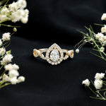 Pear Shape Lab Grown Diamond Teardrop Engagement Ring