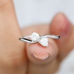 Heart Shape Lab Grown Diamond Toi Et Moi Promise Ring