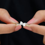 Heart Shape Lab Grown Diamond Toi Et Moi Promise Ring