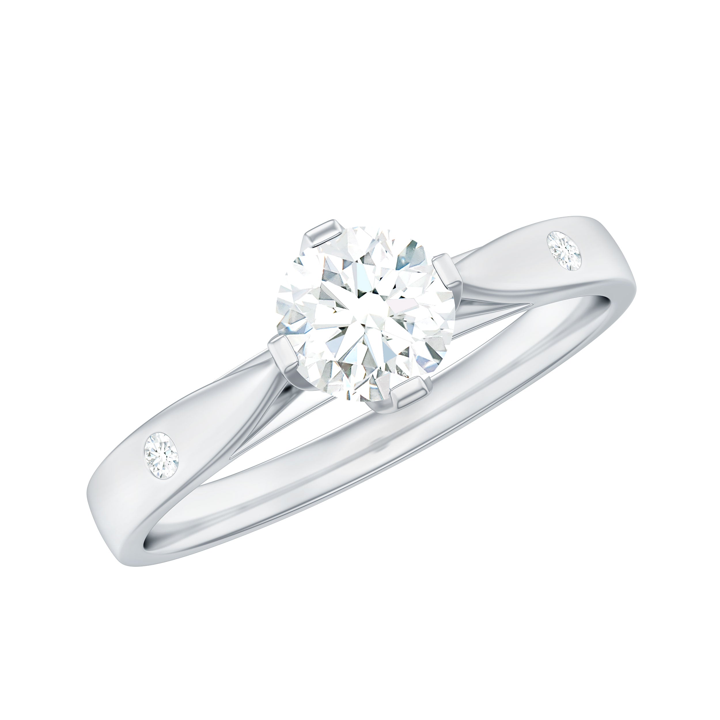 Lab Grown Diamond Solitaire Promise Ring