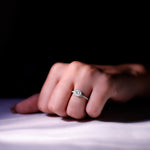 Oval Lab Grown Diamond Solitaire Engagement Ring in Bezel Setting