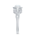 Vintage Inspired Engagement Ring with Lab Grown Diamond