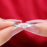 Minimal Lab Grown Diamond Solitaire Ring