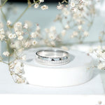 Moissanite Classic Wedding Band Ring For Men