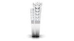 Zircon Designer Wedding Ring Set with Band