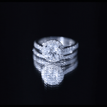 3 CT Moissanite Classic Wedding Ring Set