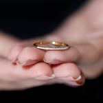 Certified Natural Diamond Stackable Wedding Ring