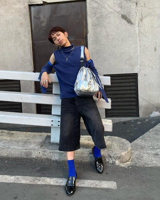 Emilia Patent Stud Penny Loafers