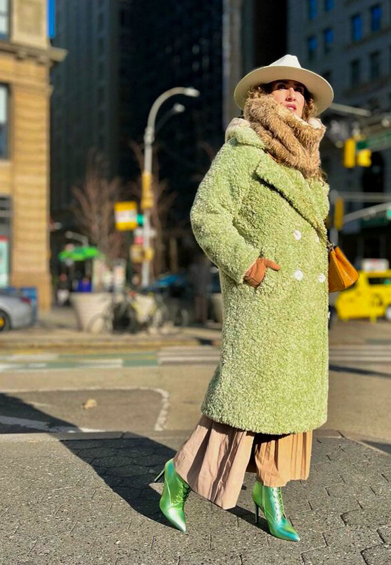 Piet Metallic Stiletto Ankle Boot