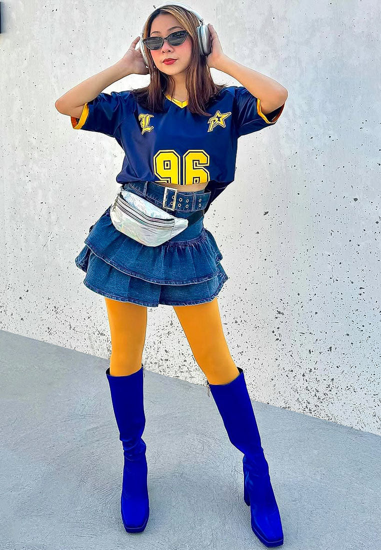 Presto Stretchable Satin Long Boot